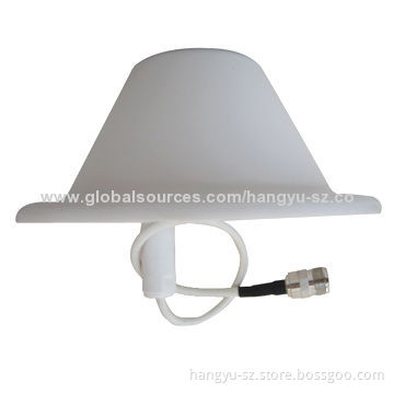 Ceiling Antenna with 806 to 960/1,710-2,500MHz Frequency Range and 3/5dBi Gain